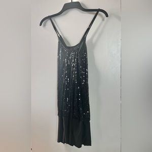 Sequin Wet Seal Sack Dress